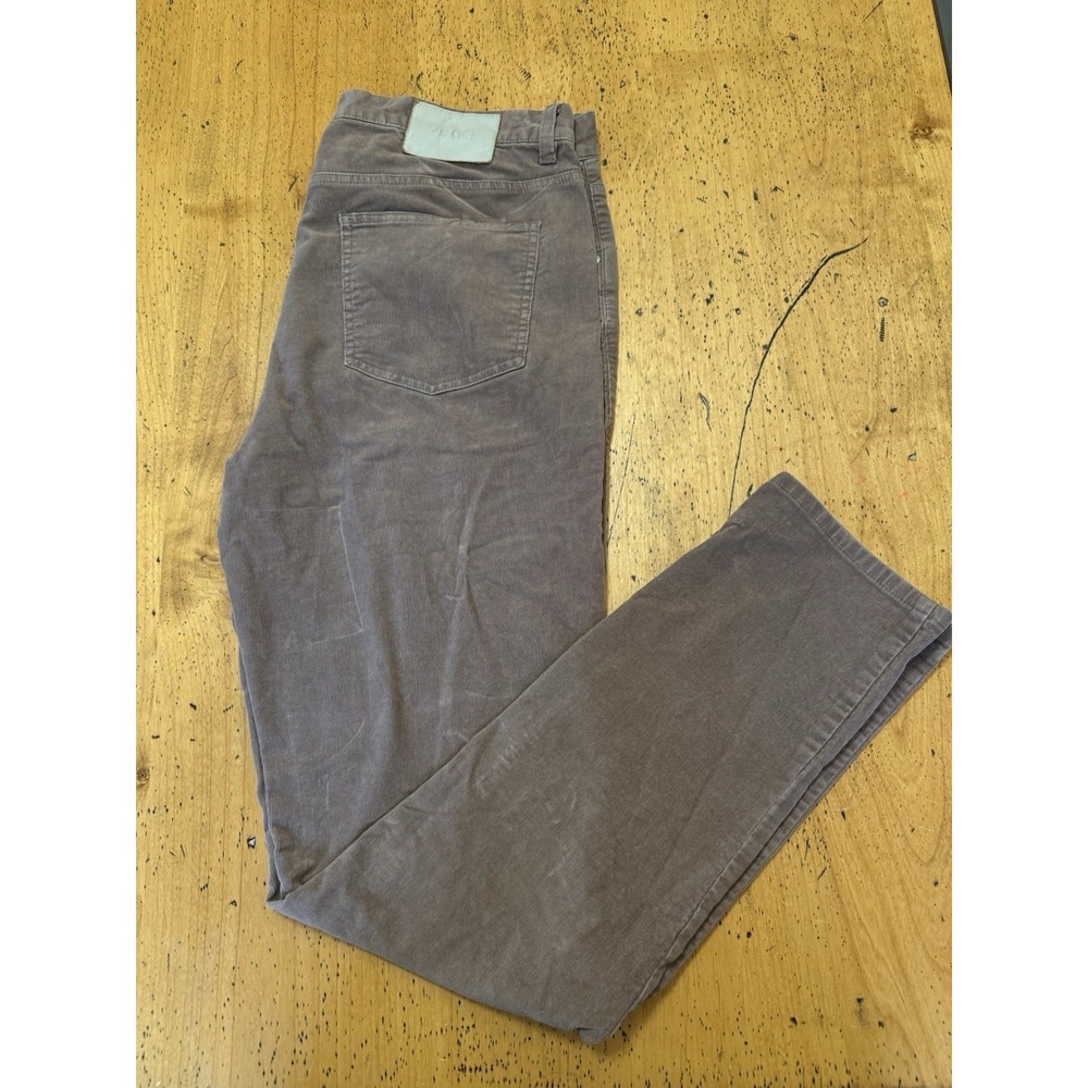 Vuori Pants Men's Size 32x31 Brown Optimist 5 Pocket Corduroy Casual Pant V478